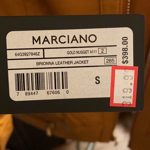 marciano brionna leather jacket - Picture 8 of 8